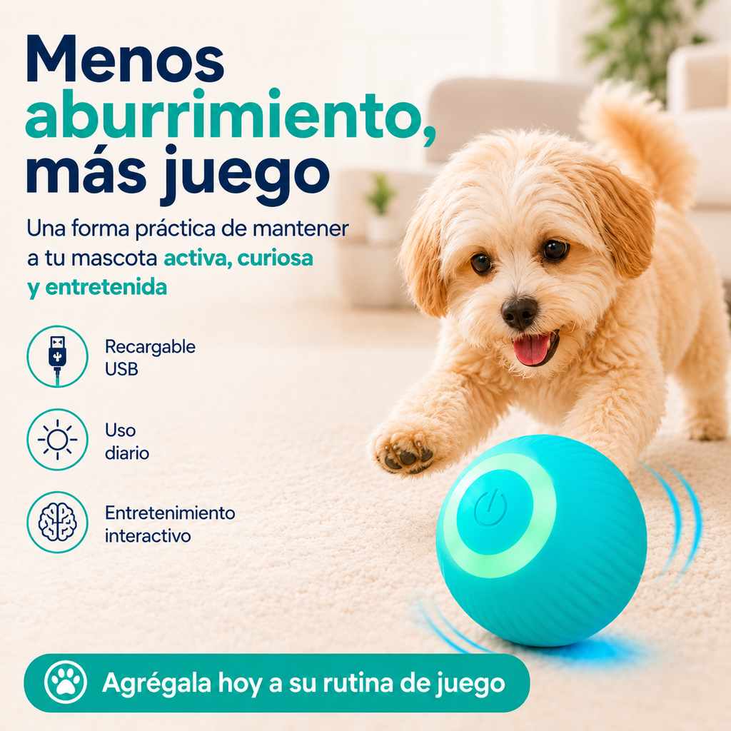 HappyBounce - Pelota interactiva para mascotas