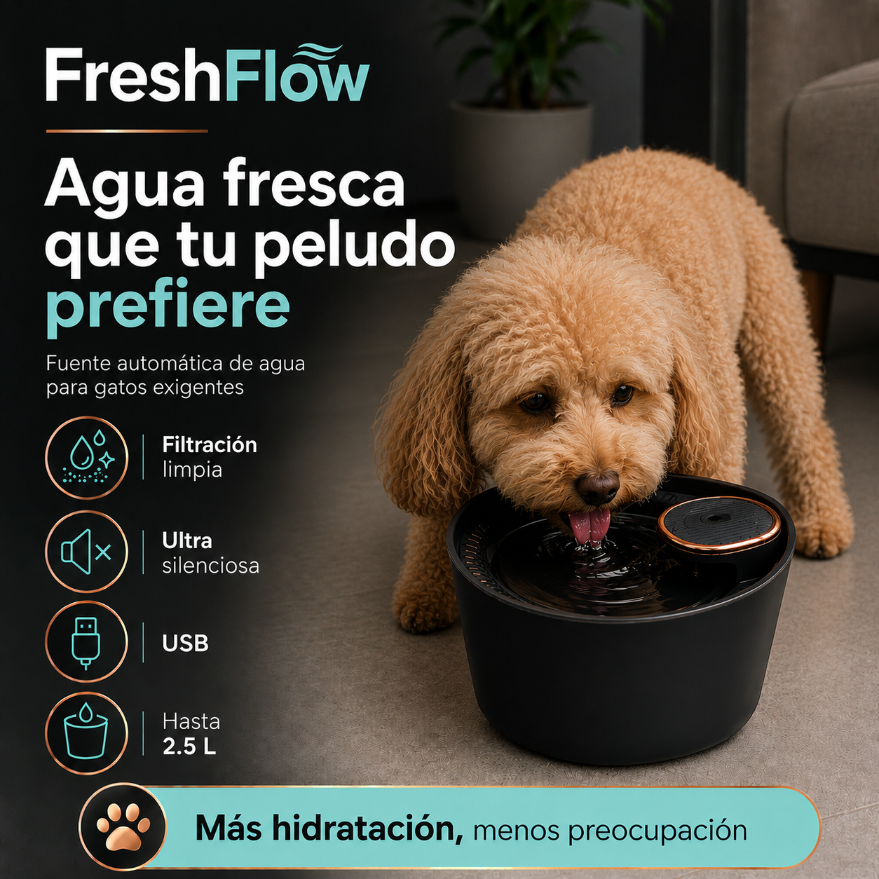 FreshFlow - Bebedero automático