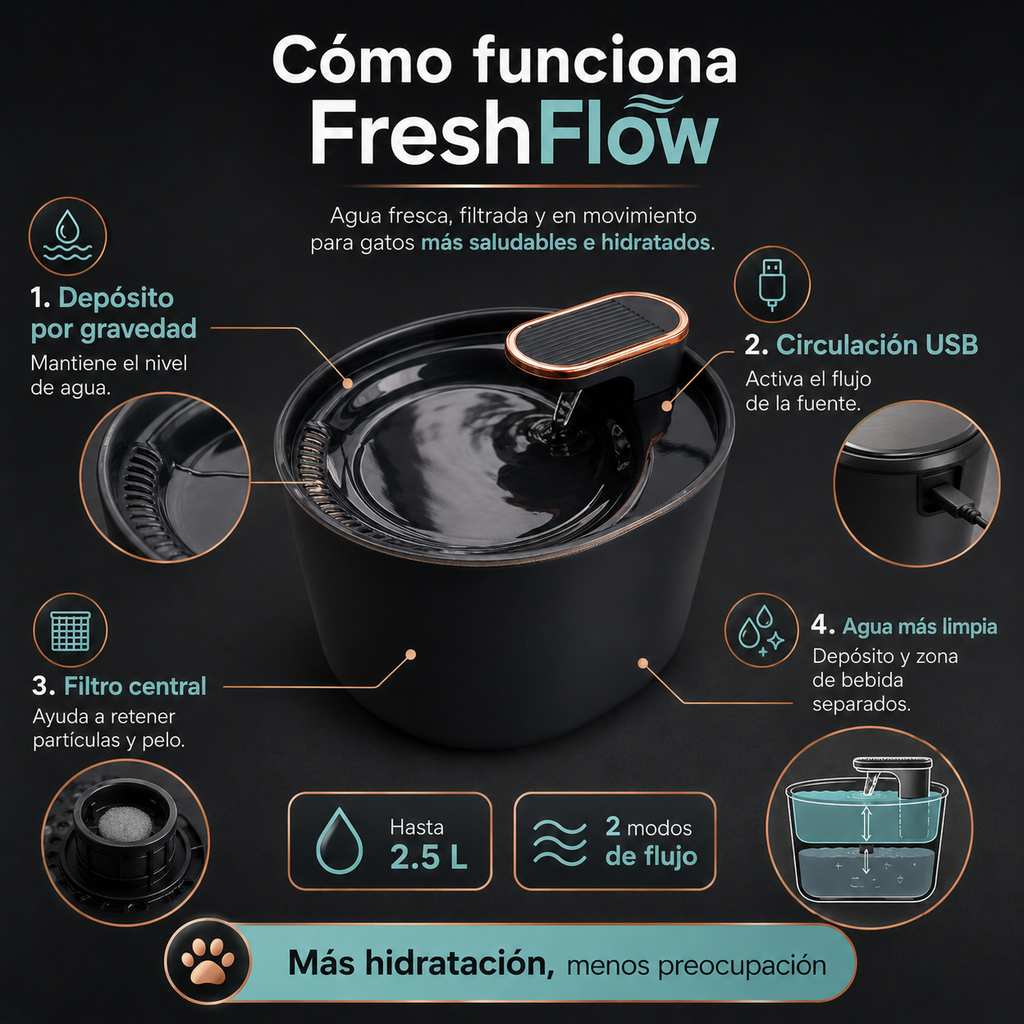 FreshFlow - Bebedero automático