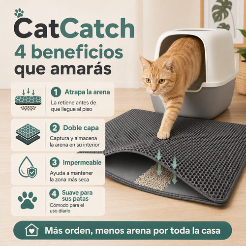 CatCatch - Alfombra atrapaarena