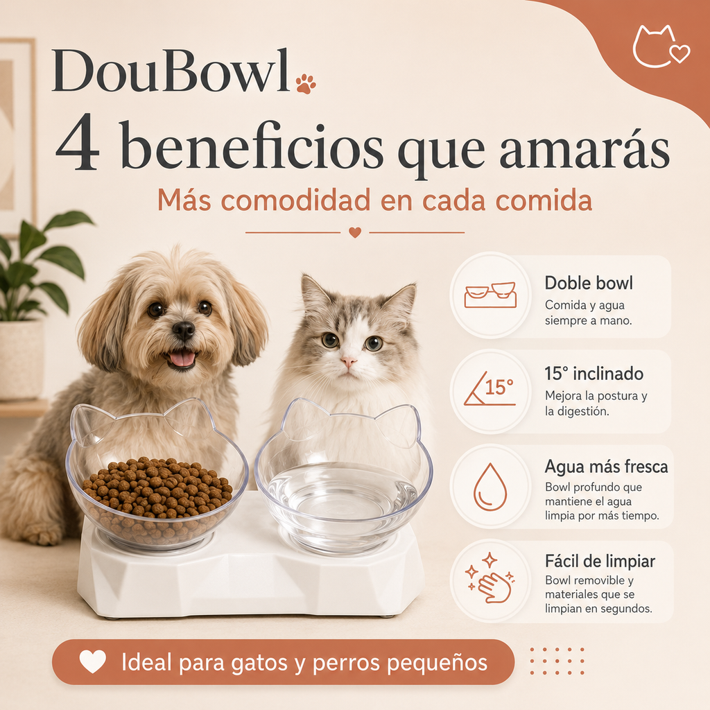 DouBowl - Comedero y bebedero
