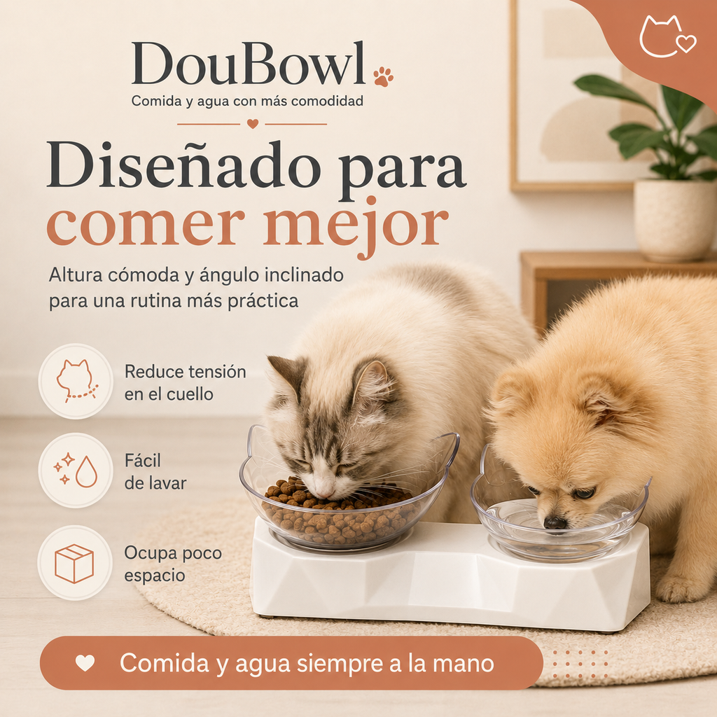 DouBowl - Comedero y bebedero