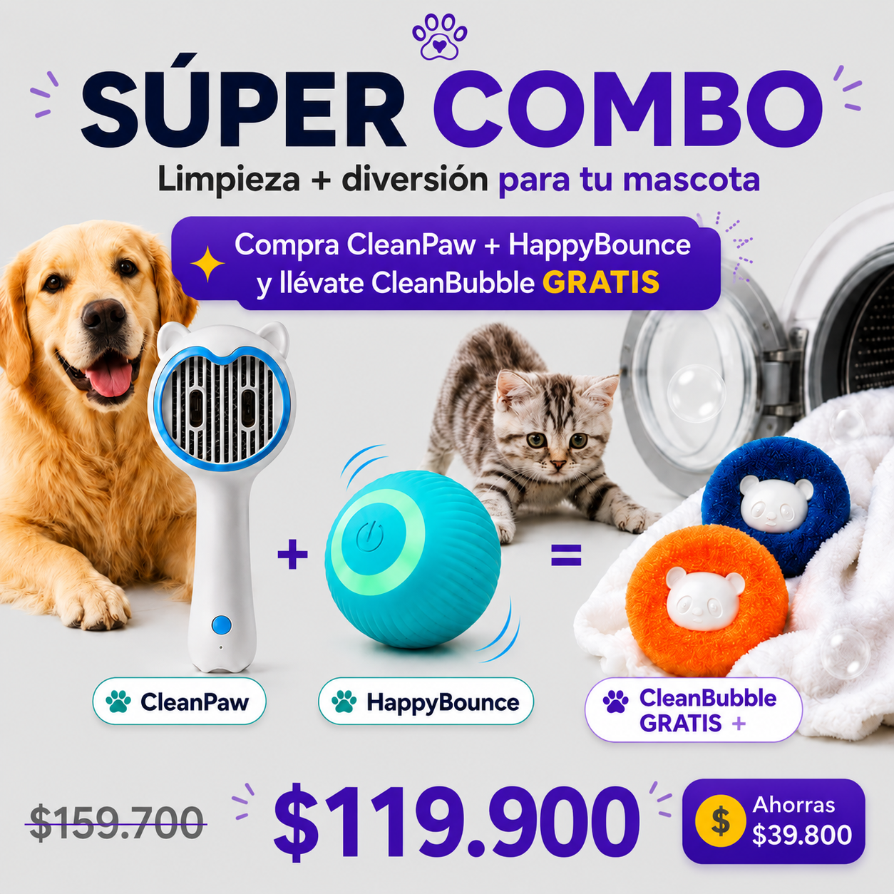 Súper Combo Limpieza + Diversión
