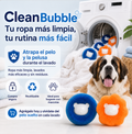 CleanBubble - Burbujas atrapapelos para lavadora (paquete x4)